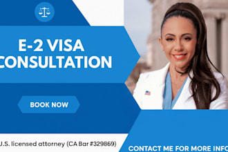 consult you on your e2 visa