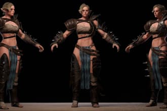 skinout 3d metahuman character,ue5 game character,avatar model,3d assest,rig3d