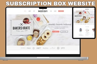 design subscription website subscription box website subscription box store
