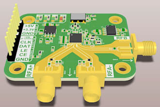 pcb design circuit design schematic and single or multilayer pcb