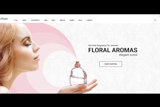 build perfume shopify store perfume website fragrance store cologne website