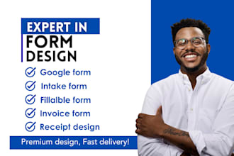 design intake forms, invoices, google forms, convert to fillable pdf