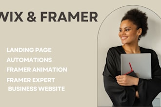 design framer website framer animation develop framer website 3d wix website