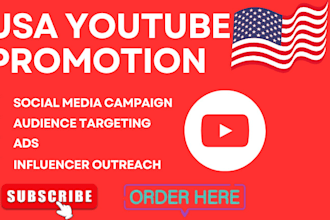 do usa youtube promotion, usa video promotion to real usa audience