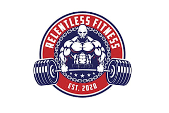 design masculine functional fitness equipment brand logo