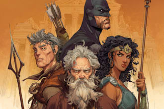 fantasy, superhero character design