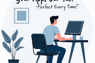 test your mobile app and provide a detailed repot