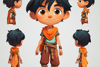 create 2d game character, sprite sheet, animation