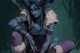 design your warcraft or fantasy oc character for printing