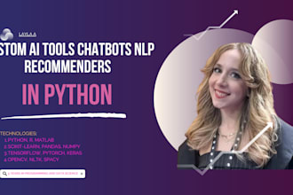 build custom ai tools chatbots nlp recommenders in python