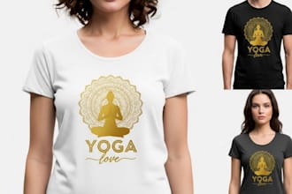 design realistic napkin, yoga, gym, sport, pet, jean t shirts for brand with ai