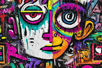 do illustration expresionism art, graffity, abstract