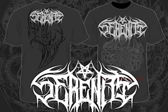 design extreme graffiti tag, nu metal, hardcore band logo