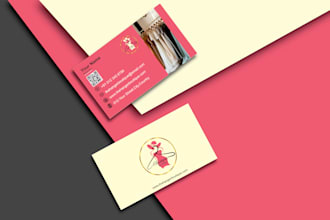 design a professional business visiting card