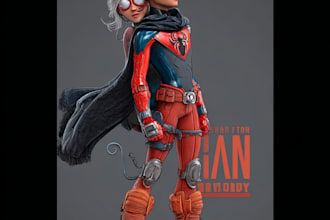 draw you as an amazing superhero
