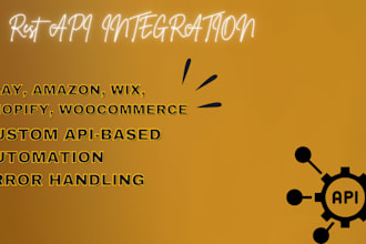 do  rest api integration  for ebay, shopify api, woocommerce, amazon api