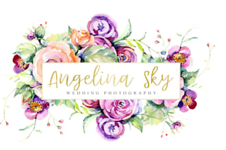 design a beautiful and elegant flower logo for your brand