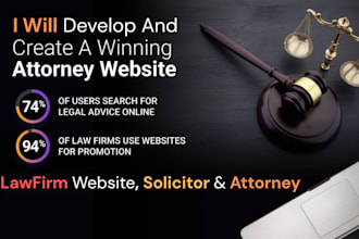 create lawyer website, attorney website, solicitor website, lawfirm website