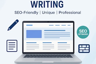 create SEO friendly website content and blogs post