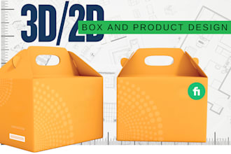 design 3d box, mailer box, box design, shipping box, bottels