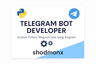 create a professional telegram bot using python aiogram