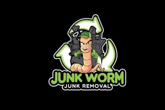 design beautiful junk removal company logo