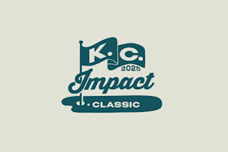 design professional trendy golf tournament logo