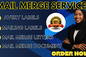 create avery mailing labels or mail merge using your address in 24 hours