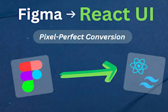 convert figma to react with tailwind CSS responsive design
