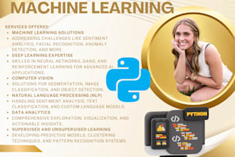 do machine learning projects in python