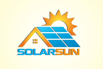design a clean and modern solar energy logo for your business