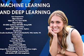 do machine learning, deep learning, computer vision projects
