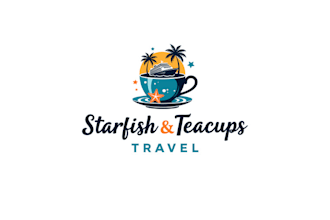 design relaxing whimsical travel agency logo
