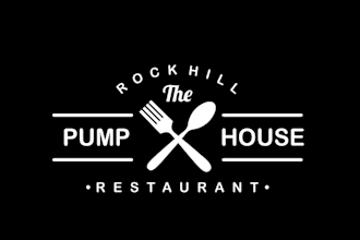 design luxurious pump house restaurant logo