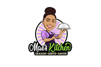 design fresh delicious made love restaurant logo