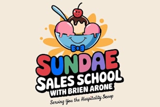 design serving up one sweet cherry top logo