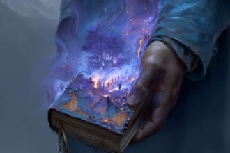 fantasy book cover design, thriller book cover
