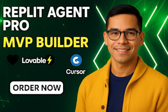 build mvps fast replit agent pro, lovable, bolt and cursor