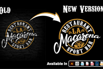 redesign, refresh, upgrade or improve your old logo