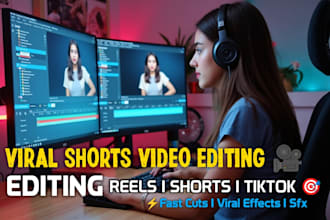 make trending shorts videos for youtube, instagram, tiktok
