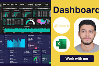 create a dashboard in power bi or excel