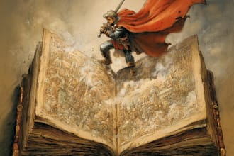 fantasy book cover, paperback cover, or kindle cover