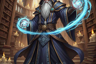 fantasy character, tarot and oracle card, playing card art