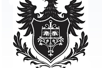 design creative coats of arms logo
