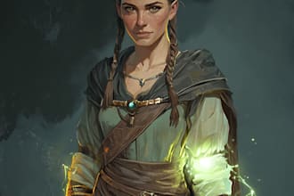 do dnd character art illustration commissions