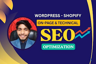 do on page SEO and technical issue fix