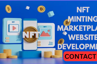 build nft website nft minting website nft markeplace website nft development