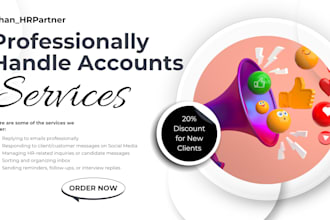 professionally handle your emails and social media communication