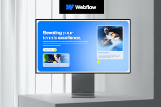 design and develop a webflow website
