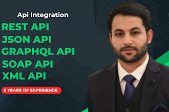 develop, integrate or fix soap, graphql, json, xml apis